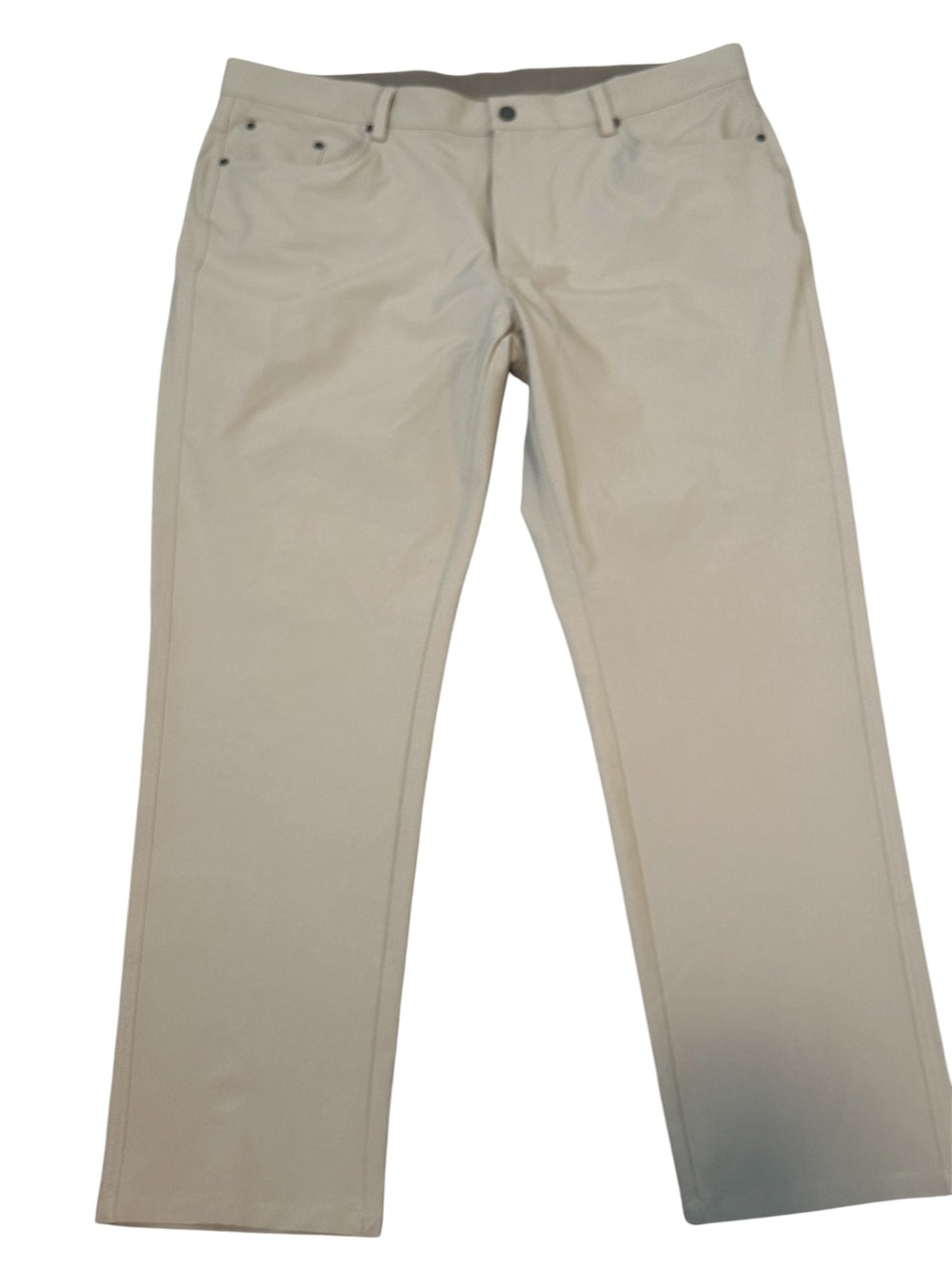 Greg Norman Golf Pants Mens 38x30 Khaki Performance Flex Chino Lightweight